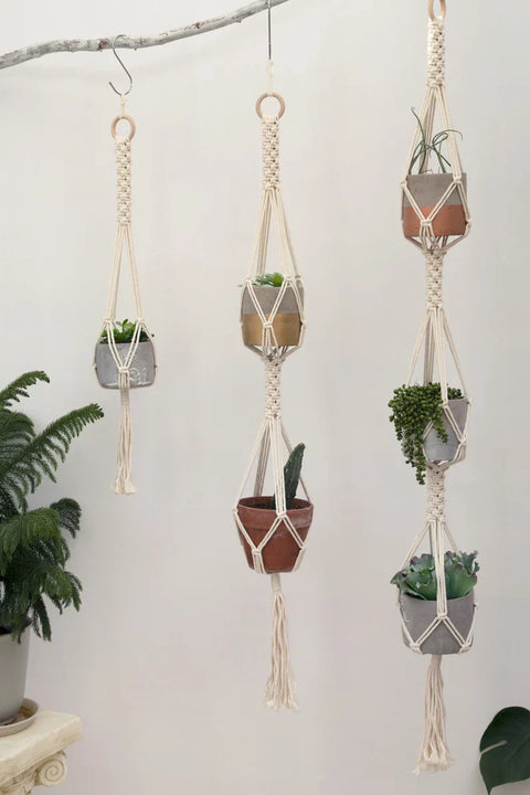 Indoor Macrame Plant Hanger For decor