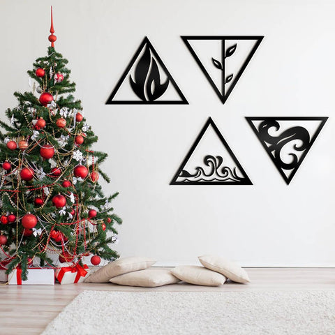 Four Elements Wall Decor Set