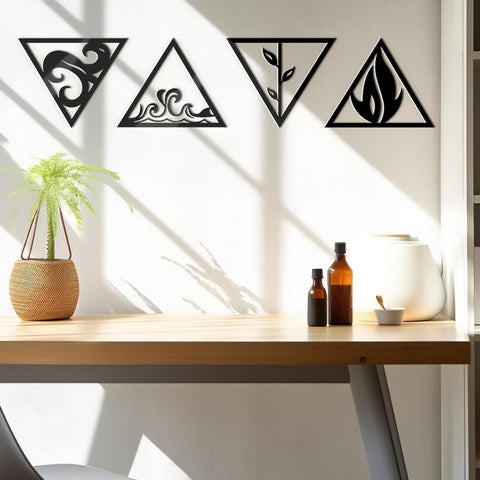 Four Elements Wall Decor Set