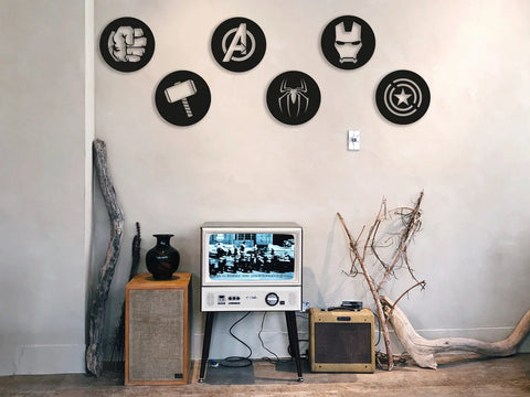 Home Decor Avenger Wood Wall Art Set
