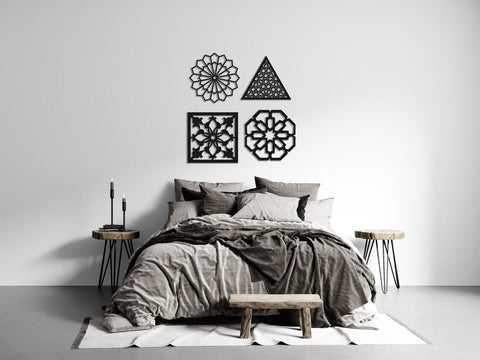 Home Decor Fractals Wood Wall Art