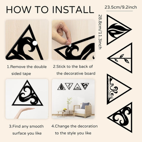 Four Elements Wall Decor Set