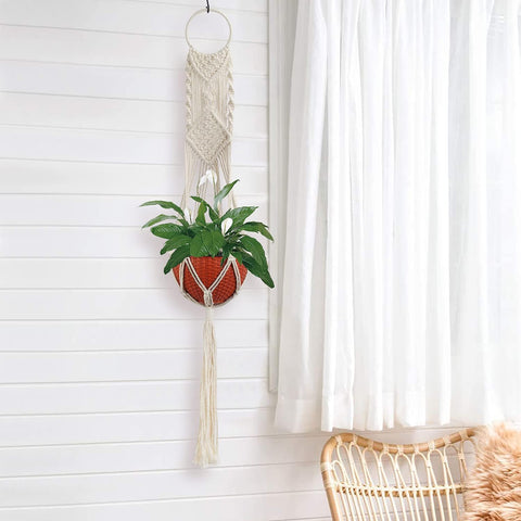 Macrame wall Hanging Plant Hanger For Home Decor