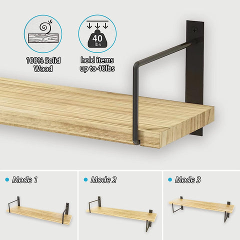 Home Decor Wall Shelves Set of 03