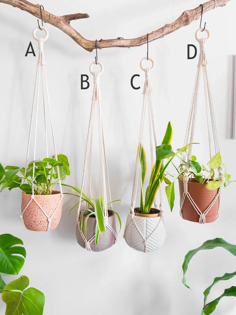 Macrame Plant Hanger For wall hanging Home Decor