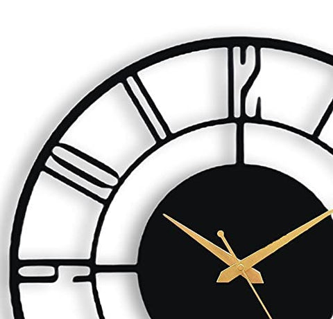 Acrylic Black Clock