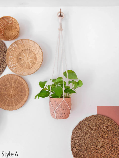 Macrame Plant Hanger For wall hanging Home Decor