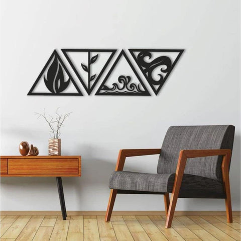 Four Elements Wall Decor Set