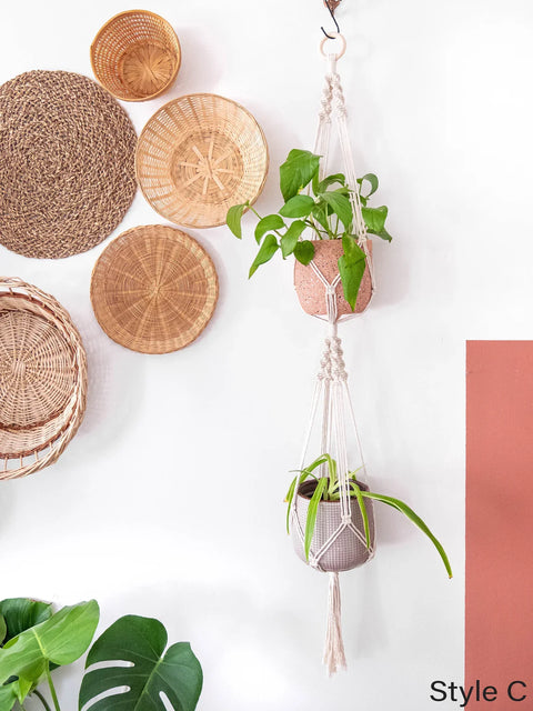 Macrame Plant Hanger For Wall Decor
