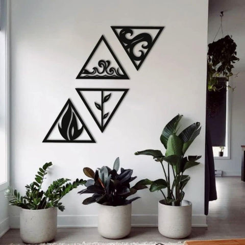 Four Elements Wall Decor Set