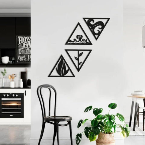 Four Elements Wall Decor Set