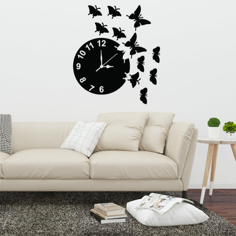 Butterfly Designer Wall Clock