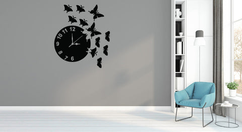 Butterfly Designer Wall Clock