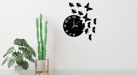 Butterfly Designer Wall Clock