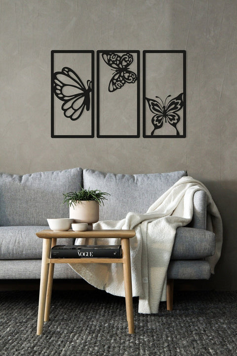 Butterfly Panel Wall Art For Home Decor
