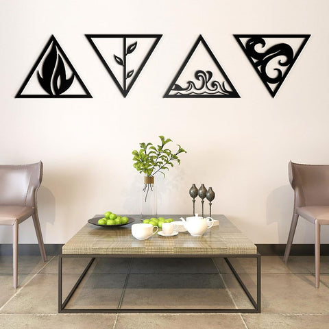 Four Elements Wall Decor Set