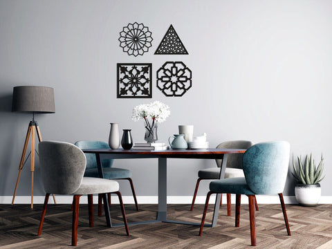 Home Decor Fractals Wood Wall Art