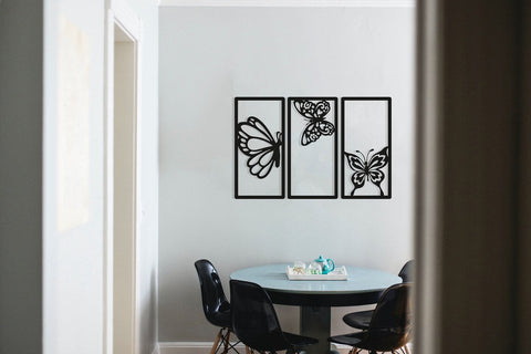 Butterfly Panel Wall Art For Home Decor
