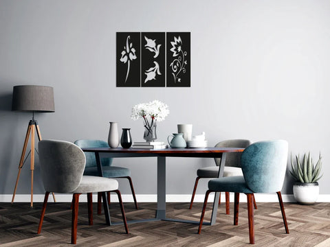Flowers Wood Wall Art For Wall Decor
