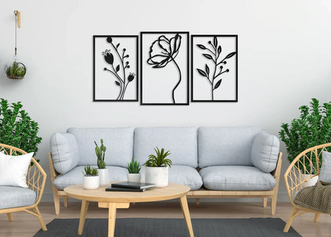 Flowers Wall Art Decor For Home Decoration