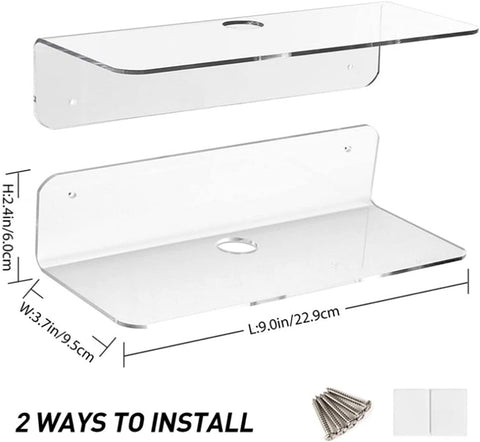 Acrylic Wall Shelf For Wall Decor