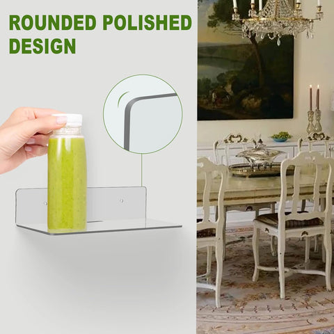 Clear Acrylic Shelves For Wall Decor