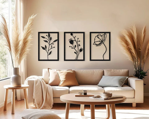 Flowers Wall Art Decor For Home Decoration