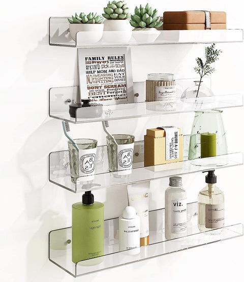 Acrylic Shelves For Wall Decor Storage