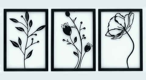 Flowers Wall Art Decor For Home Decoration