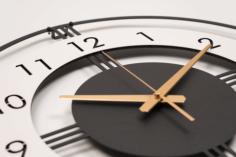 Black Silent Wall Clock | Minimalist Modern Design