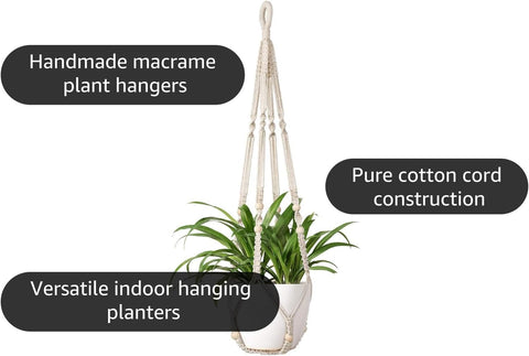 Macrame Plant Hanger Pack of 02