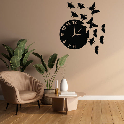 Butterfly Designer Wall Clock