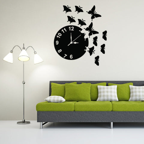 Butterfly Designer Wall Clock