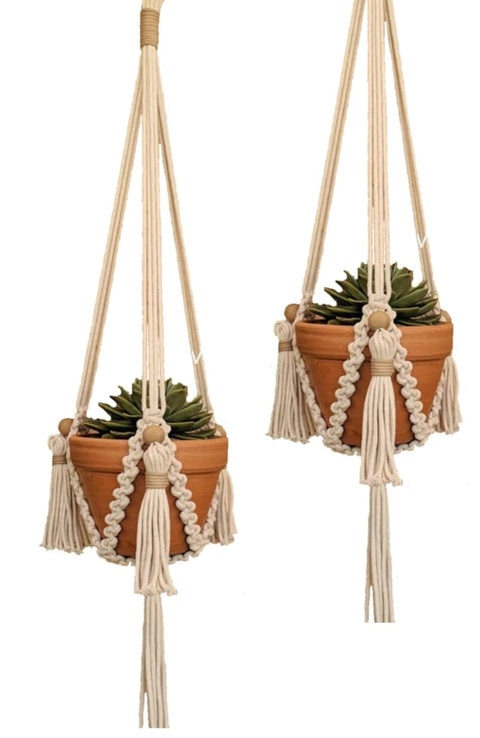 Macrame Plant Hangers For Flower Pots